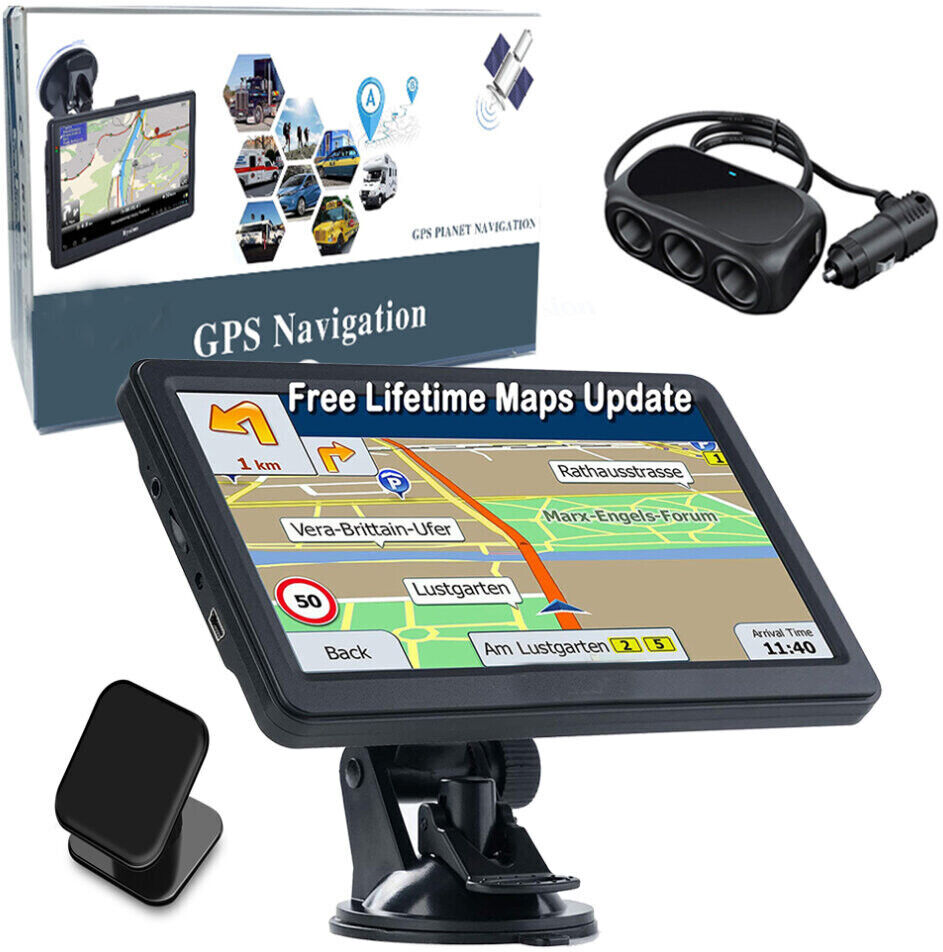 XYTGOGO 7 inch GPS Navigation for Car Truck Motorhome Sat Nav with Latest UK Ireland Eur