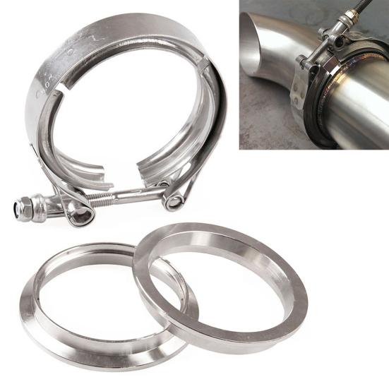 Car Accessories 2/2.5/3/3.5/4 Inch Universal Car V-band Turbo Downpipe Exhaust Clamp Accessories