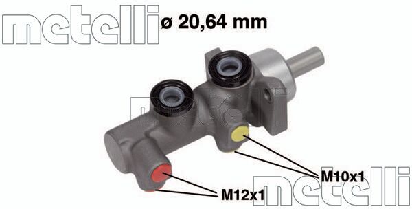 METELLI Brake Master Cylinder 05-0696