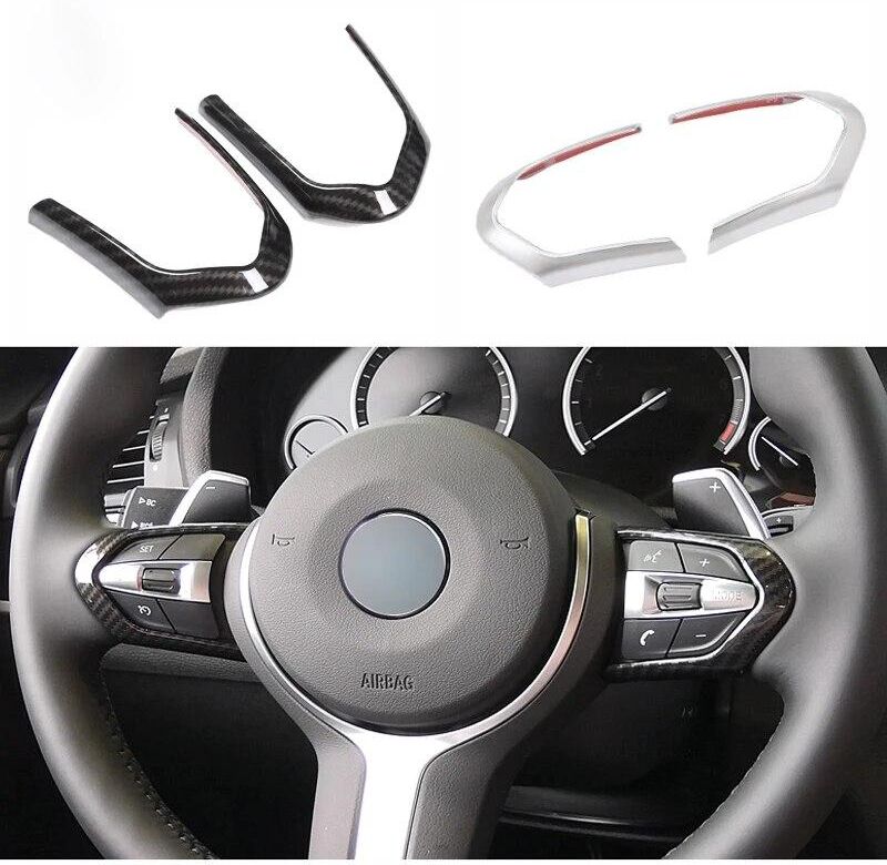 91440111MAC31P5G8T Car Steering Wheel Decoration Frame Cover Trim For BMW M-Sport F20 F22 F21 F30 F32 F33 F36 F06 F12 F13 X5 F15 X6 F16