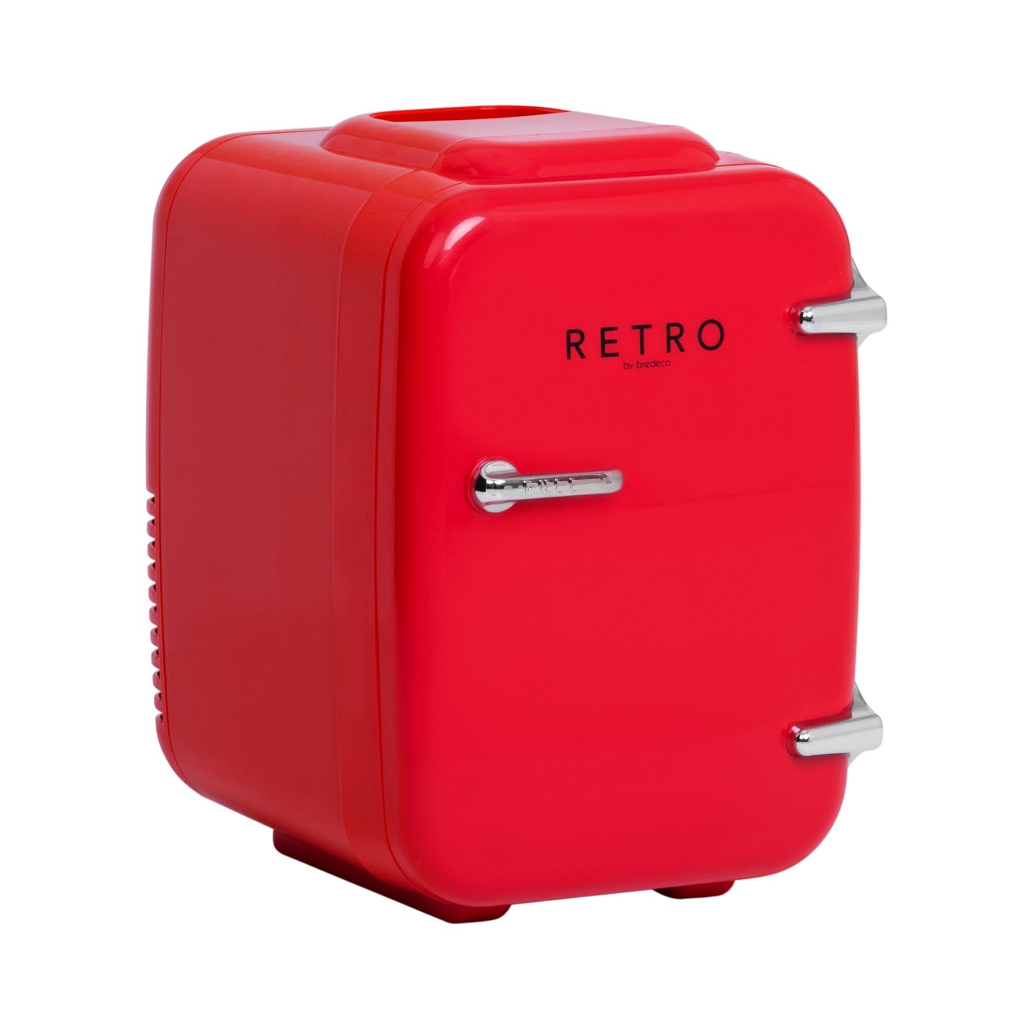 bredeco Mini Refrigerator - 4 L - red BCMF-4L-S