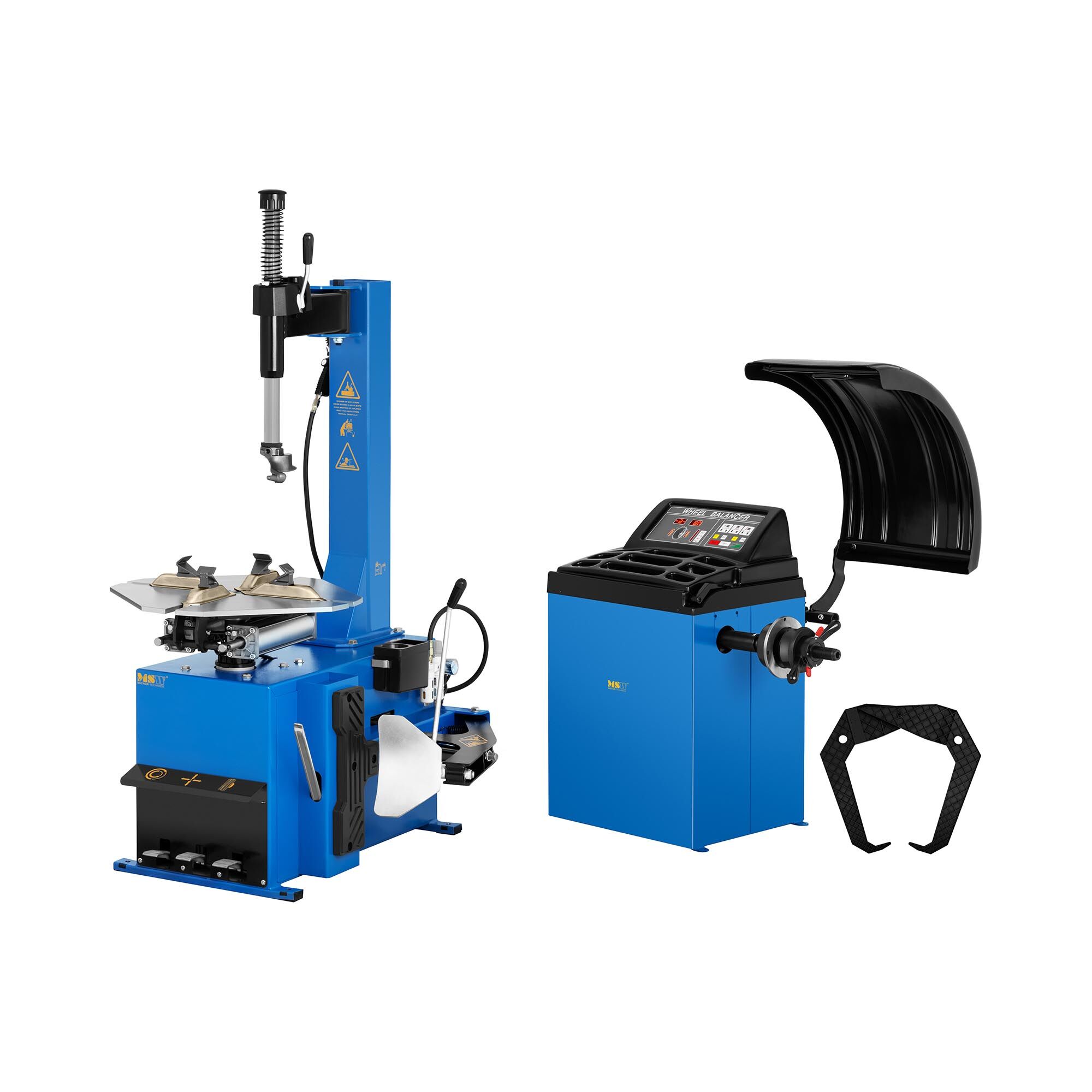 MSW Tyre Changer Machine and Wheel Balancing Machine Set - 750 W - 11 to 21" - 4 to 7 s MSW-TC-750-SET
