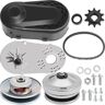 VEVOR 212CC Torque Converter Kit Go Kart 30 Series 6.5 HP Mini Bike Comet Clutch Set 3/4 Inch 10T #40 or 41 Chain Predator Driver Pulley Replacement Comet TAV2 Go-Kart Torque Converter