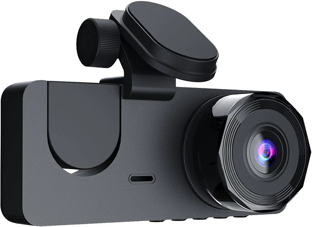 DailySale 3 Channel Dash Cam Front Inside Rear Vehicle Driving Recorder Car DVR