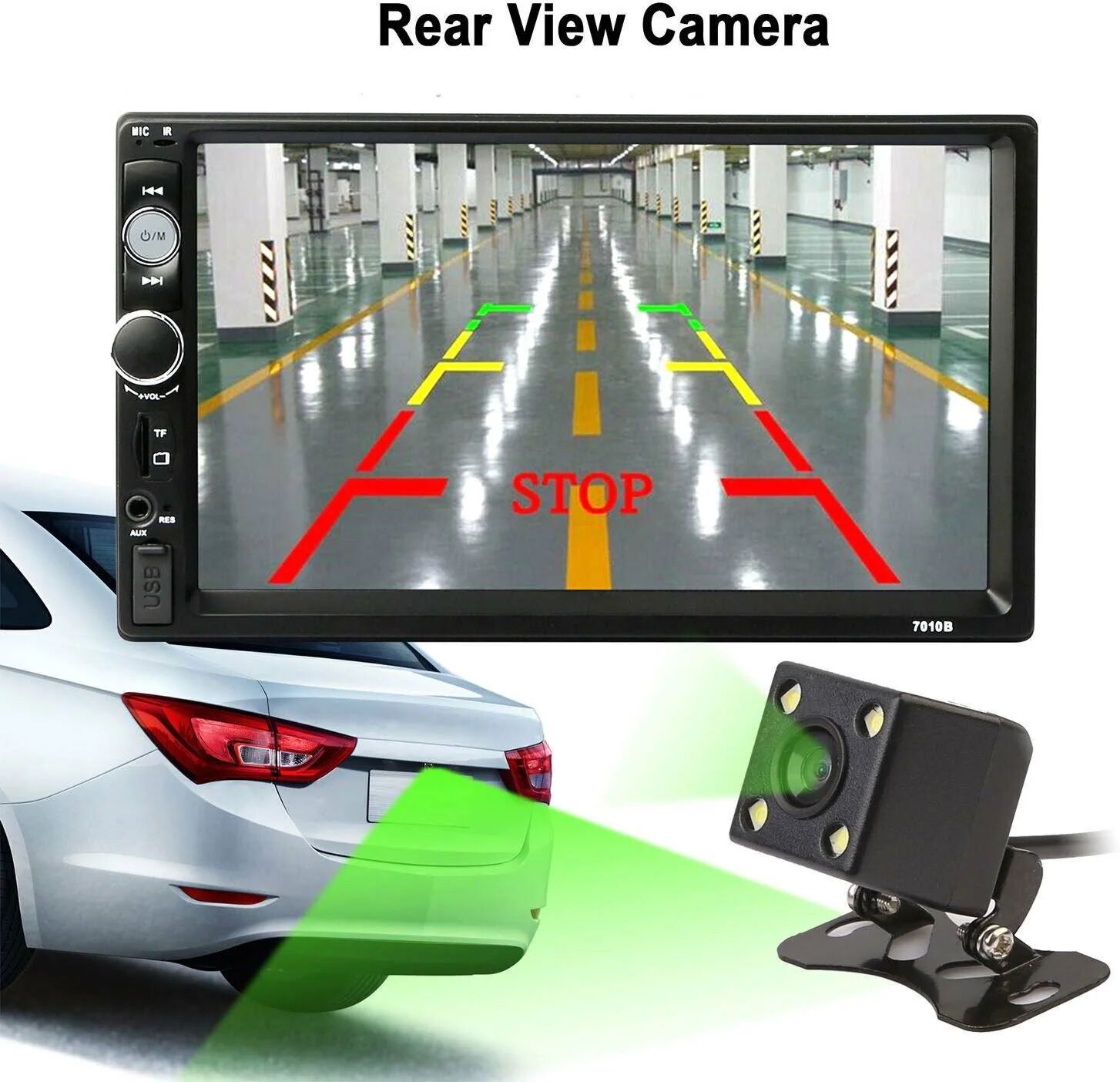 DailySale IMountek 7 Inches Universal Wireless Car MP5 Player with Rear View Camera