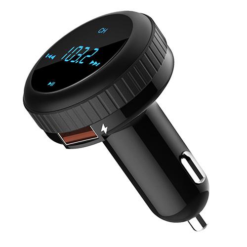 DailySale Quick Charge 3.0 Car Charger Wireless 4.2 FM Transmitter 23W 3A Dual USB
