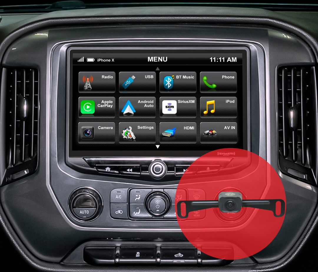 Stinger Off-Road Chevy Silverado/GMC Sierra (2014-2018) HEIGH10 10" Radio Kit with Universal Wireless Backup Camera