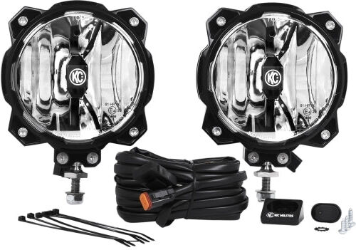 KC HiLiTES 6" Pro6 Gravity LED Infinity Ring 2-Light System (SAE/ECE) 20 Watt Driving Beam (Pair)