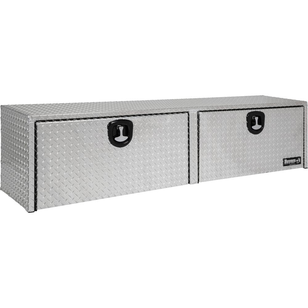 Buyers Products Company 88 Diamond Plate Aluminum Full Size Top Mount Truck Tool Box