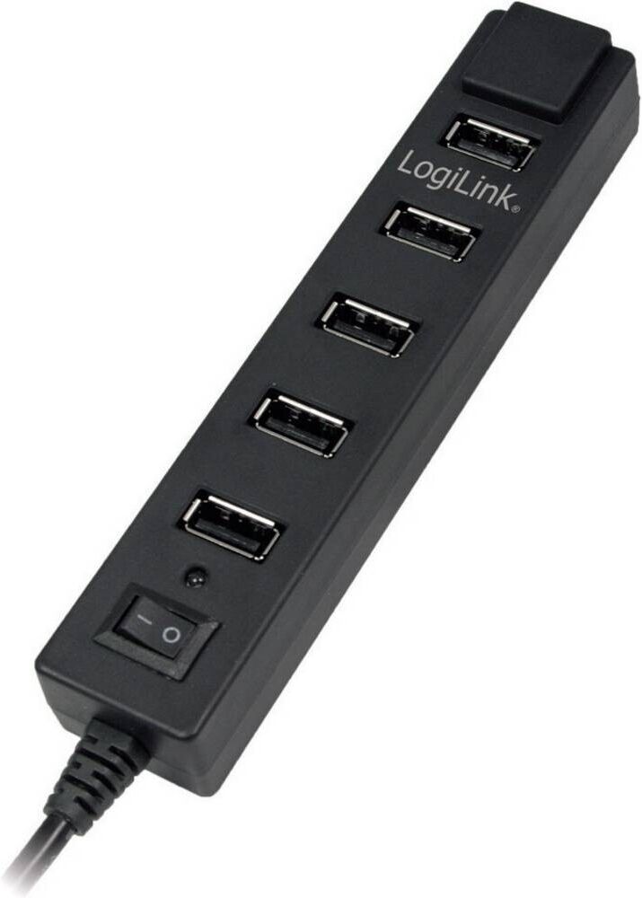 LogiLink 7 Port USB 2.0 Hub Ein-/Aus-Schalter