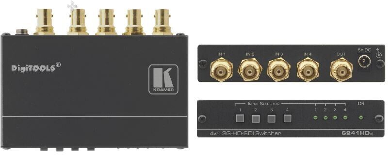 Kramer 4x1 Umschalter für 3G HD-SDI