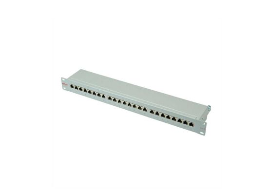 Roline 26110351 Patchpanel, 19'', 2HE, 24-Port, GRAU