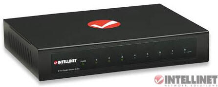 Intellinet 530347 - Gigabit Switch - 8-Port - Metallgehäuse
