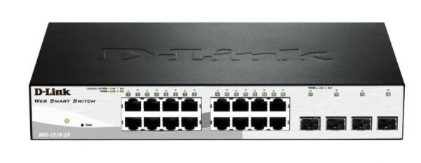 D-Link DGS-1210-20 - 20-Port Layer2 Gigabit Smart Managed Switch