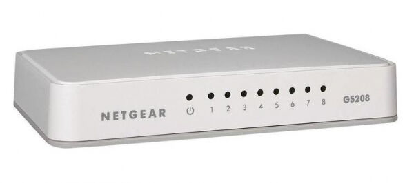 Netgear GS208-100PES - Gigabit Switch 8-Ports