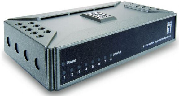 LevelOne FSW-0808TX - PalmCon N-Way Switch 8-Port