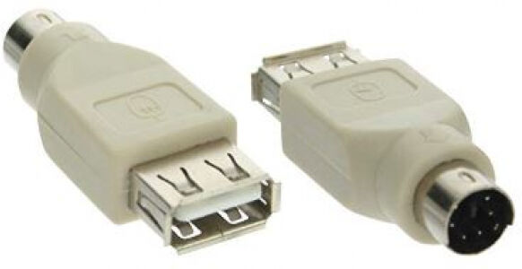 InLine 33103 - USB PS/2 Adapter, USB Buchse A auf PS/2 Stecker