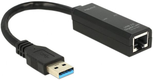 DeLock 62616 - Adapter USB 3.0 > Gigabit LAN 10/100/1000 Mb/s