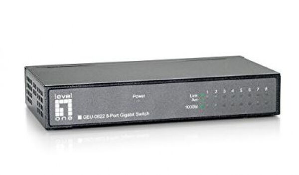 LevelOne GEU-0822 - 8-Port Gigabit Switch