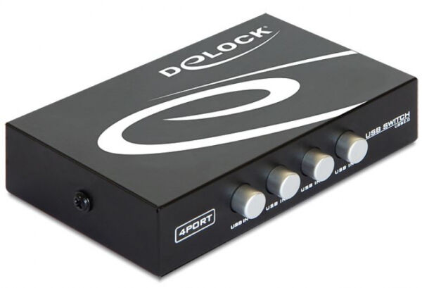 Delock 87634 - Umschalter USB 2.0 4 Port manuell