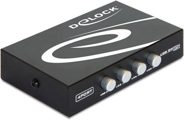 Delock 87634 - Umschalter USB 2.0 4 Port manuell