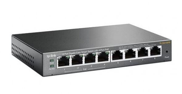 TP-Link TL-SG108PE - Gigabit PoE Smart Switch - 8-Port