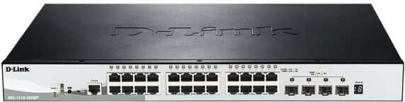 D-Link DGS-1510-28XMP - 28-Port PoE+ Gigabit Stack Switch