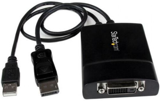 StarTech.com StarTech DP2DVID2 - DisplayPort auf Dual Link DVI Aktiv Konverter mit Stromversorgung über USB