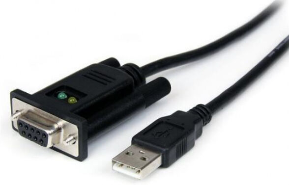 StarTech.com StarTech ICUSB232FTN - USB Nullmodem RS232 Adapter Kabel - USB 2.0 auf Seriell DB9 mit FTDI Chipsatz - 1m