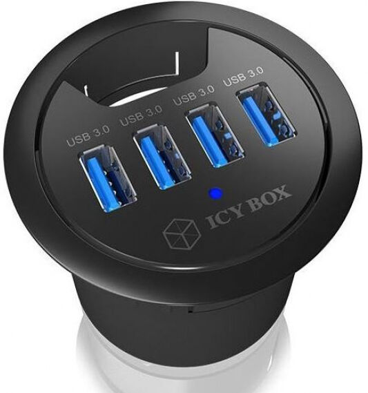 Icy Box IB-HUB1403 - USB 3.0 Tisch-HUB mit 4 Ports