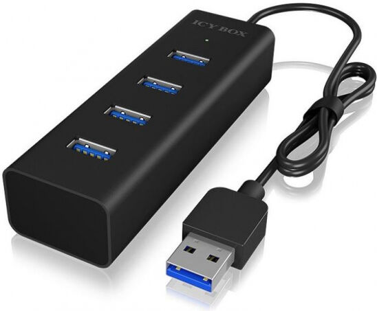 Icy Box IB-HUB1409-U3 - 4 Port USB 3.0 Hub