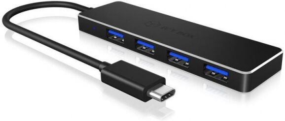 Icy Box IB-HUB1410-U3 - USB 3.0 Type-C Hub mit 4 USB Anschlüssen