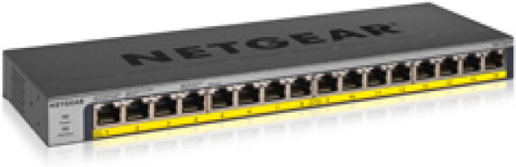 Netgear GS116PP-100EUS - 16-Port Gigabit / PoE+ Switch - 76 Watt