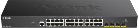 D-Link DGS-1250-28X - Rackmount Gigabit Smart Switch - 24x RJ-45 / 4x SFP+