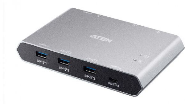 Aten US3342 - 2-Port USB-C Gen 2 Sharing Switch with Power Pass-through