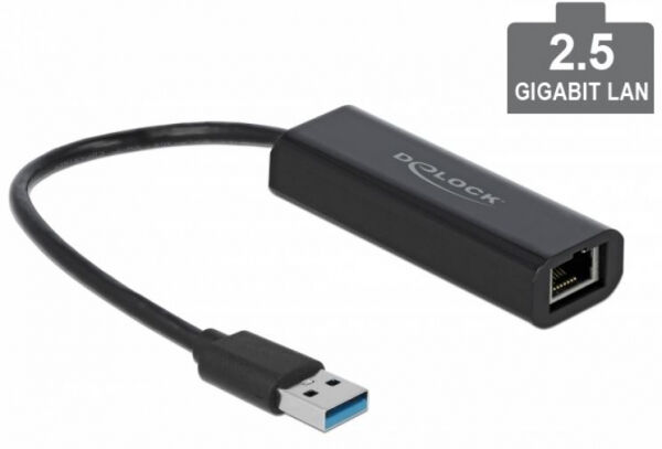 DeLock 66299 - Adapter USB Typ-A Stecker zu 2,5 Gigabit LAN