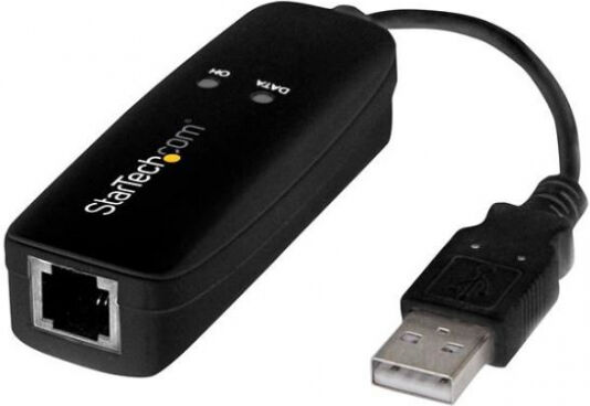 StarTech.com Startech USB56KEMH2 - 56K USB Einwahl und Fax Modem - V.92 - Extern - Hardwarebasierend