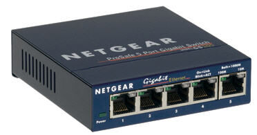 Netgear GS105GE Ethernet Switch - 5-Port - 10/100/1000MBit