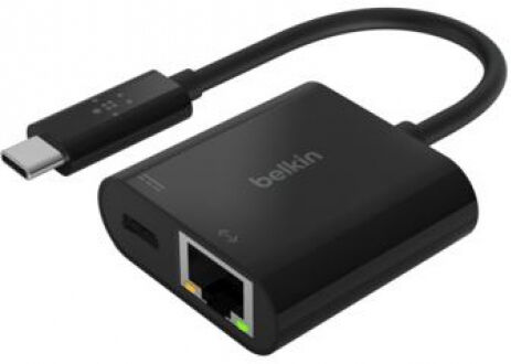 Belkin INC001BTBK - USB-C/Ethernet-Ladeadapter - 60W