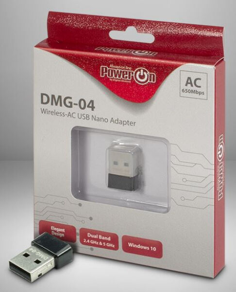 Inter-Tech DMG-04 - WirelessAC USB-Stick - AC650