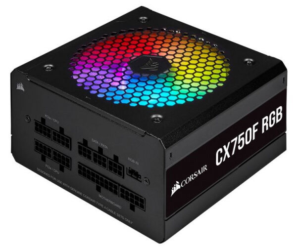 Corsair CX-F RGB Series 80+ Bronze - 750 Watt Netzteil