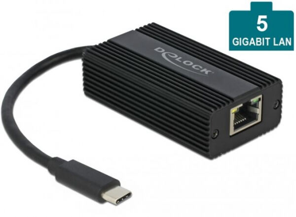 DeLock 66088 - Adapter USB Type-C Stecker zu 5 Gigabit LAN