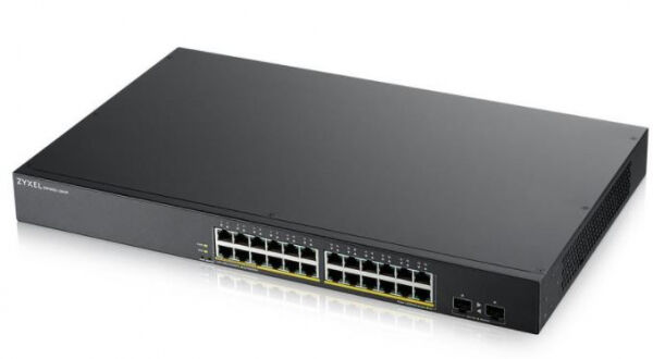 Zyxel GS1900-24HP V2 - 24 Port Gigabit Switch / PoE / Web-Managed (24x RJ45, 2x SFP)