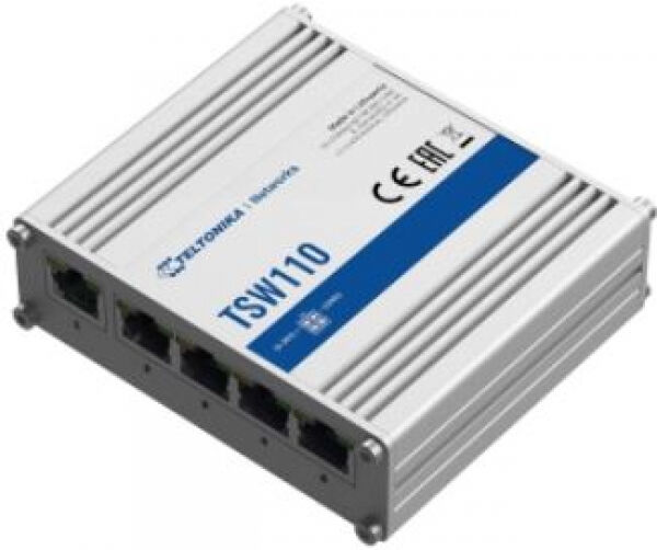 Teltonika TSW110 - 5-Port Gigabit L2 Unmanaged Switch