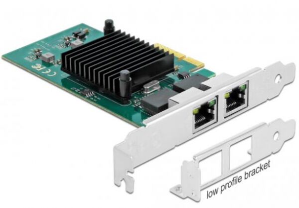 DeLock 89021 - PCI Express x4 Karte 2 x RJ45 Gigabit LAN i82576