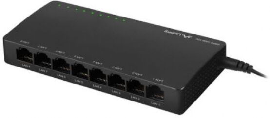 Lanberg DSP2-1008-12V - 8-Port Gigabit Switch