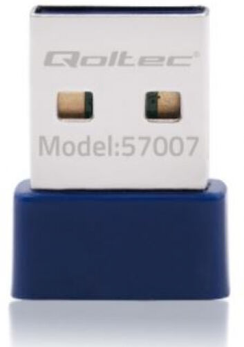 Qoltec 57007 - Mini Bluetooth 4.0 + WirelessN Adapter