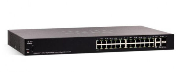 Cisco Systems SG250X-24 - 24-Port Gigabit Smart Switch mit 2 x 10G SFP+ Uplinks