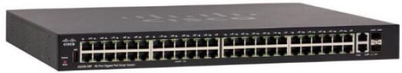 Cisco Systems SG250-50P - 50-Port Gigabit PoE Smart Switch / 48 x Gigabit / 2 x Gigabit Kupfer/SFP Combo Ports