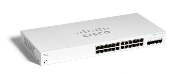 Cisco Systems CBS220-24T-4G-EU - Business 220 Serie Smart Switch - 24 x Gigabit Ethernet, 4 x Gigabit Ethernet SFP